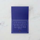 カスタム 薄い白線 アメリカ国旗 EMS 救急医療 サンキューカード (内部)