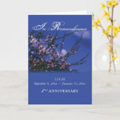 カスタム、記憶の第1記念日、ルーカス カード (黄色い花)