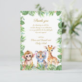 カスタム 赤ちゃんサルとトラとキリン 感謝 (スタンド正面)