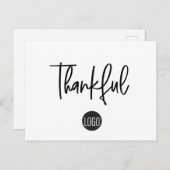 カスタム 顧客 感謝 ビジネス 感謝 ポストカード (正面/裏面)