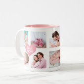 カスタム 10フォトコラージュムピン最高のクハート ツートーンマグカップ (正面左)