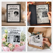 カスタム 1966年当時の新聞 誕生日カード トレンド シーズンカード
