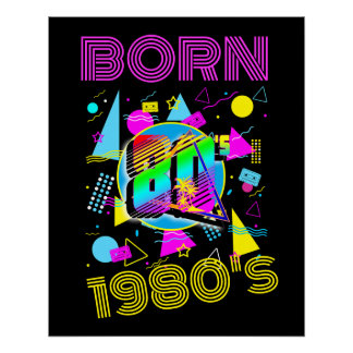 カスタム 1980年代 誕生 80年代 レトロ ポスター