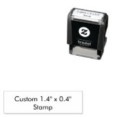 カスタム 1.4" x 0.4" スタンプ (インサイチュ)