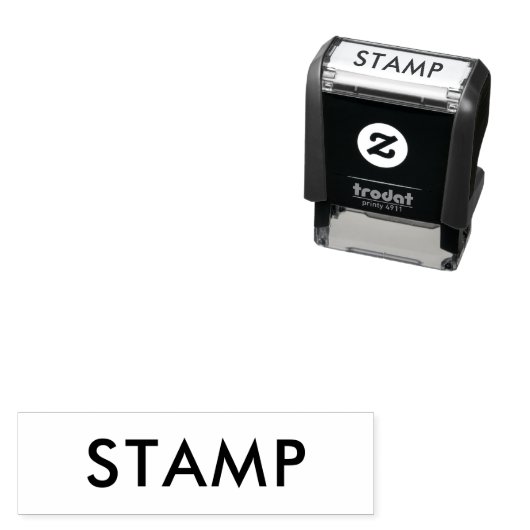 カスタム 1.4" x 0.4" セルフインキングスタンプ (インサイチュ)
