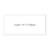 カスタム 1.5" x 1.5" スタンプ (インプリント)