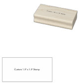 カスタム 1.5" x 1.5" スタンプ (押印)