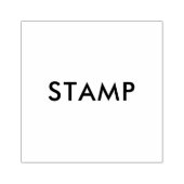 カスタム 2.5" x 2.5" ラバースタンプ (インプリント)