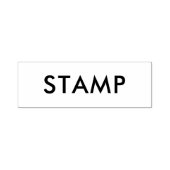 カスタム 2.65" x 0.9" セルフインキングスタンプ (デザイン)