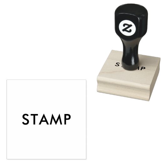 カスタム 2" x 2" ラバースタンプ (押印)