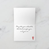 カスタム-3サイドウィムシーティーポットニューイヤーホリデーカード シーズンカード (内部)