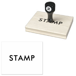 カスタム 4.0" x 5.0" サイズ ラバースタンプ
