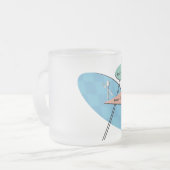 カスタム 50sディナーマグ フロストグラスマグカップ (正面左)