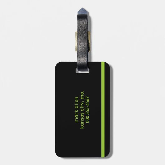 カスタム 519b ラゲッジタグ (裏面縦)