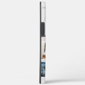 カスタム 6フォトコラージュモノグラム名白大理石  Case-Mate iPhoneケース (裏面 / 右)