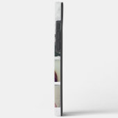 カスタム 6フォトコラージュモノグラム名白大理石  Case-Mate iPhoneケース (裏面 / 左)