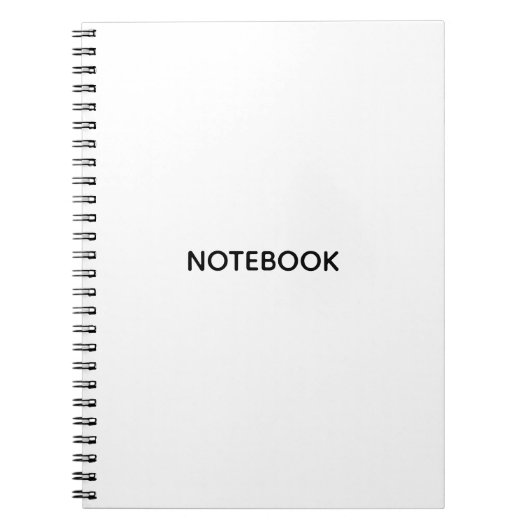 カスタム | 6.5" x 8.75" クラシックノート ノートブック (正面)