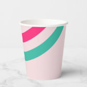 カスタム 70年代 レトロ ディスコ バースデー ブギ― グルーヴィー 紙コップ (裏面)