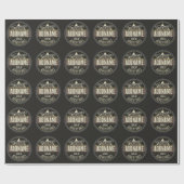 カスタム ADD NAME 家族キャンプ旅行 キャンプ リユニオン ラッピングペーパー (フラット)