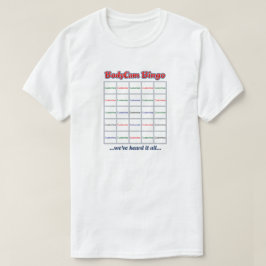 "カスタム BodyCam ビンゴ 1" (白 2) Tシャツ