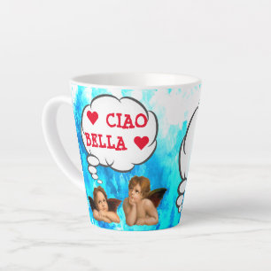 カスタム♥ CIAO BELLA ♥ Cherub Angels カフェラテマグ