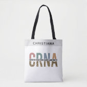 カスタム CRNA 認定看護師麻酔師 トートバッグ (正面)