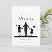 カスタム“Daddy大好き”のシルエットアート セーブザデート (スタンド正面)
