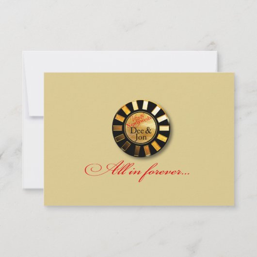 ::カスタム:: Dee & Jon Las Vegas RSVP 5x3.5 (裏面)