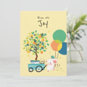 [カスタム/EN]おめでとう気球ラットマウスかわいい シーズンカード (スタンド正面)