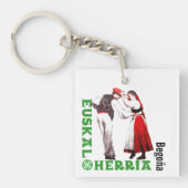 カスタム、Euskal Herriaの伝統的なバスクの踊り: キーホルダー (正面)