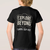 カスタム Explore Beyond キャンプクルー 2026 トライブレンドTシャツ (裏面)