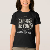 カスタム Explore Beyond キャンプクルー 2026 トライブレンドTシャツ (正面)