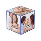 カスタム | Faters Day Blueフォトキューブ フォトキューブ (裏面アングル)