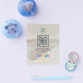 カスタム Google レビューQRコード  チラシ (シングル)