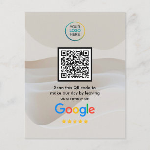 カスタム Google レビューQRコード チラシ