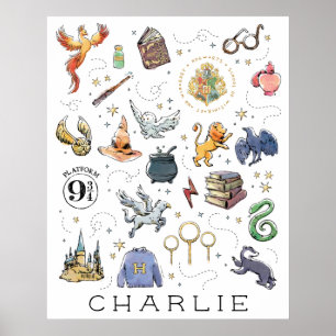 カスタム   HARRY POTTER™アイコン ポスター
