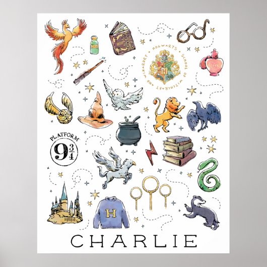 カスタム | HARRY POTTER™アイコン ポスター (正面)