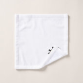 カスタム、Ikurriña + 米国の旗"米国のバスク人": バスタオルセット (ウォッシュタオル)