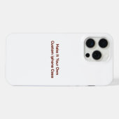 カスタム iPhoneケース (裏面横)