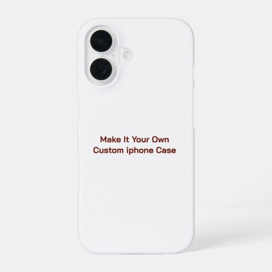 カスタム iPhone 16ケース (裏面)