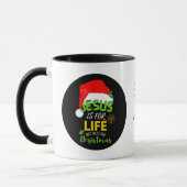 カスタム JESUS IS FOR LIFE Not Just For Christmas マグカップ (左)