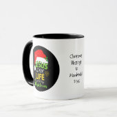 カスタム JESUS IS FOR LIFE Not Just For Christmas マグカップ (正面左)