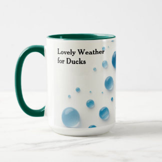 カスタム Lovely Weather For Ducks 水彩画 マグカップ