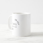 カスタム Mr & Mrs コーヒーマグ, 記念日ギフト コーヒーマグカップ (正面左)