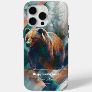 カスタム: Mystic Forest Bear iPhone 15 ProMaxケース iPhone 15 Pro Maxケース