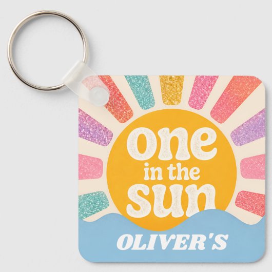 カスタム One in the Sun キーチェーン 名前入り (正面)