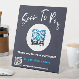 カスタム Pay Here Business 台座サイン