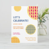 カスタム Pi Day パイ パーティー招待カード テンプレート (スタンド正面)