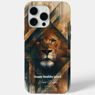 カスタム: Regal Lion iPhone 15 ProMaxケース iPhone 15 Pro Maxケース