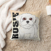 カスタム"ROSIE"犬の枕 クッション (ブランケット)